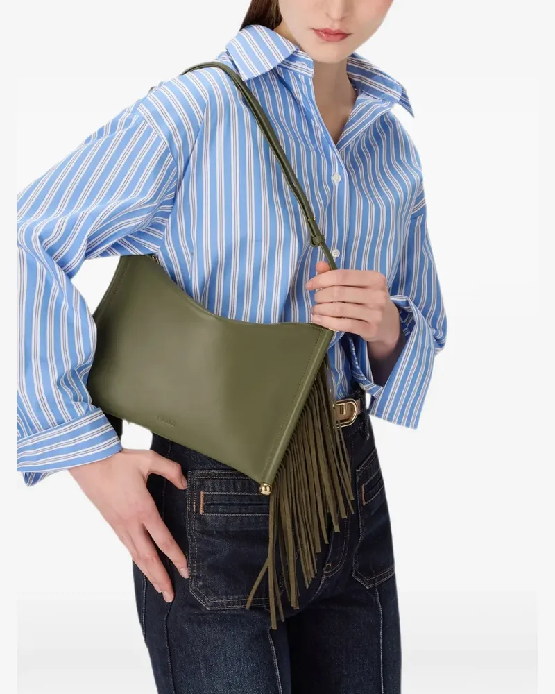 Furla Sfera Schultertasche - Grün Grün