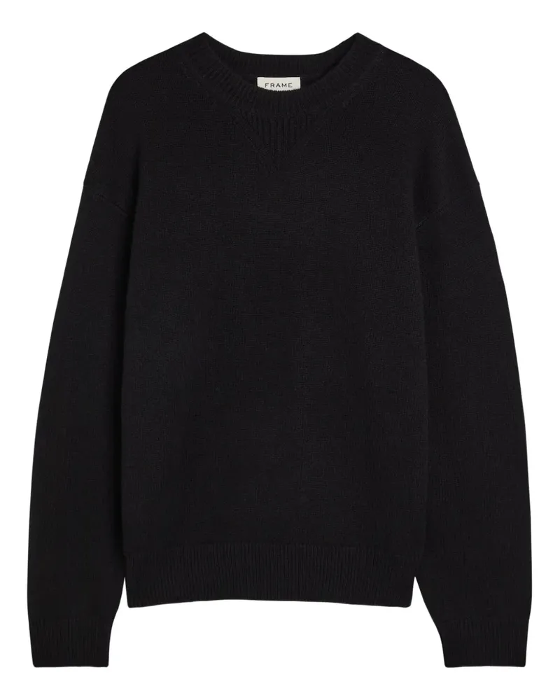 Frame Denim crew-neck sweater - Schwarz Schwarz