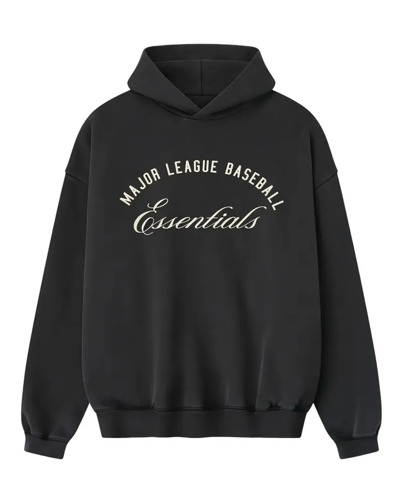Fear of God Essentials logo-print hoodie - Schwarz Schwarz