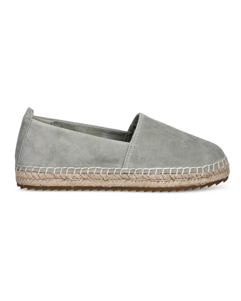 Marc O'Polo whipstitch-trim suede espadrilles - Grün Grün