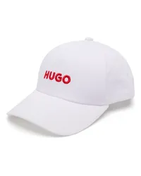 HUGO BOSS Baseballkappe mit Logo-Stickerei Weiß