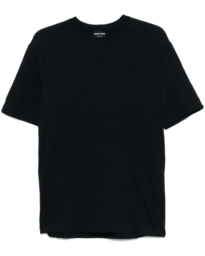 Giorgio Armani Klassisches T-Shirt - Blau Blau