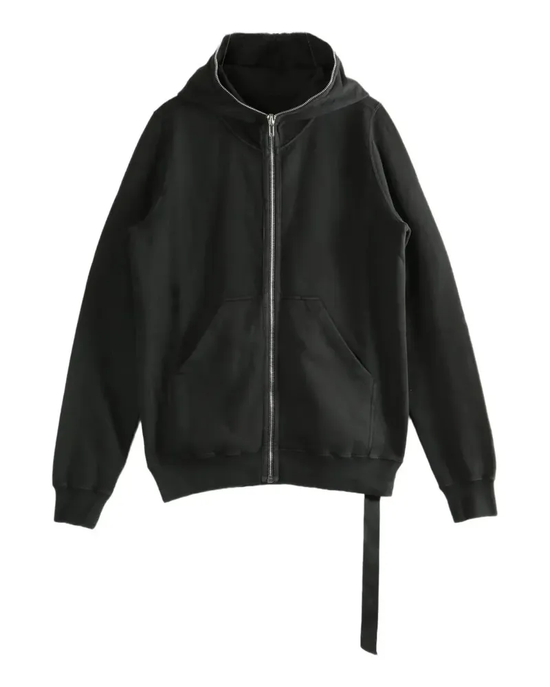 DRKSHDW by Rick Owens zip-around hooded hoodie - Schwarz Schwarz
