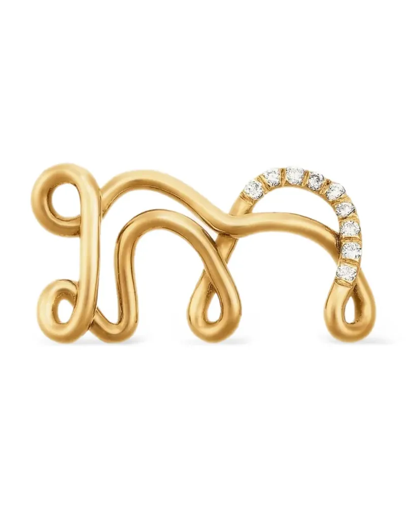 Charlotte Chesnais Halskette mit Diamanten - Gold Gold