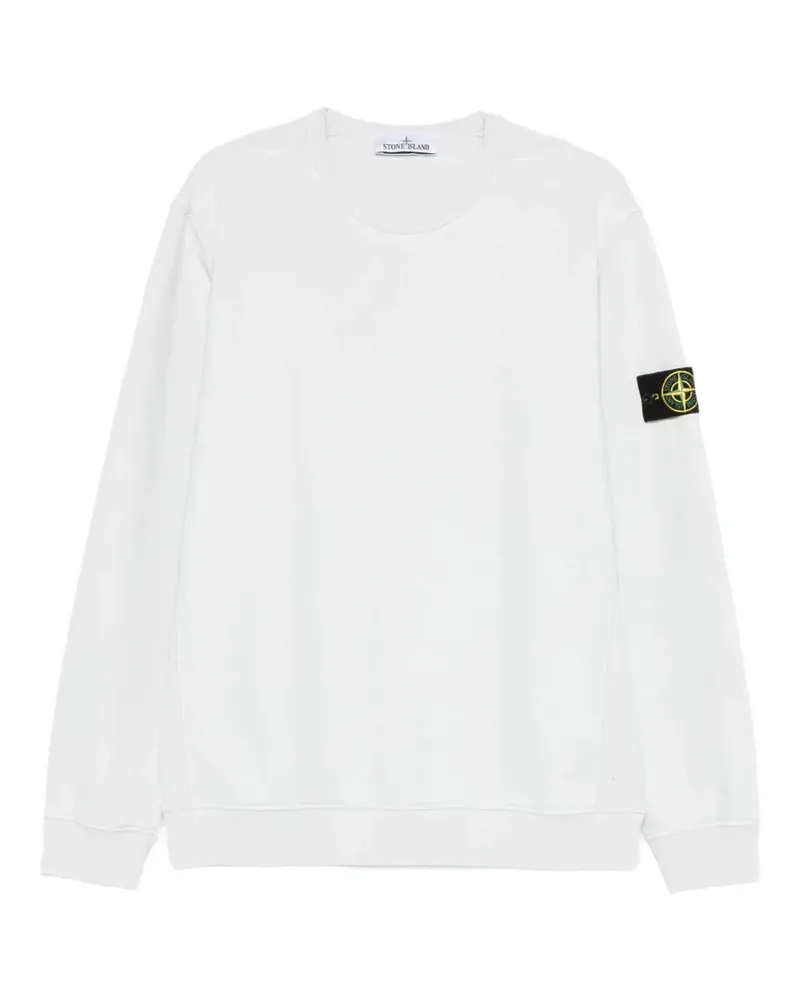 Stone Island Sweatshirt mit Logo-Patch - Blau Blau