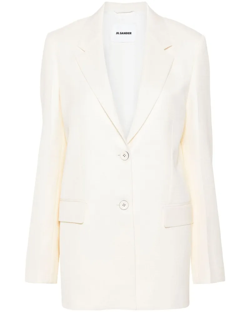 Jil Sander Einreihiger Blazer - Nude Nude