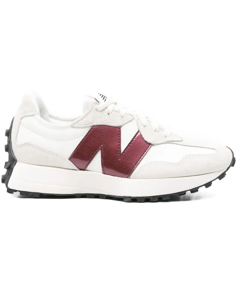New Balance 327 Sneakers mit Logo-Patch - Weiß Weiß