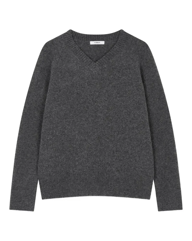 STUDIO TOMBOY V-neck sweater - Grau Grau