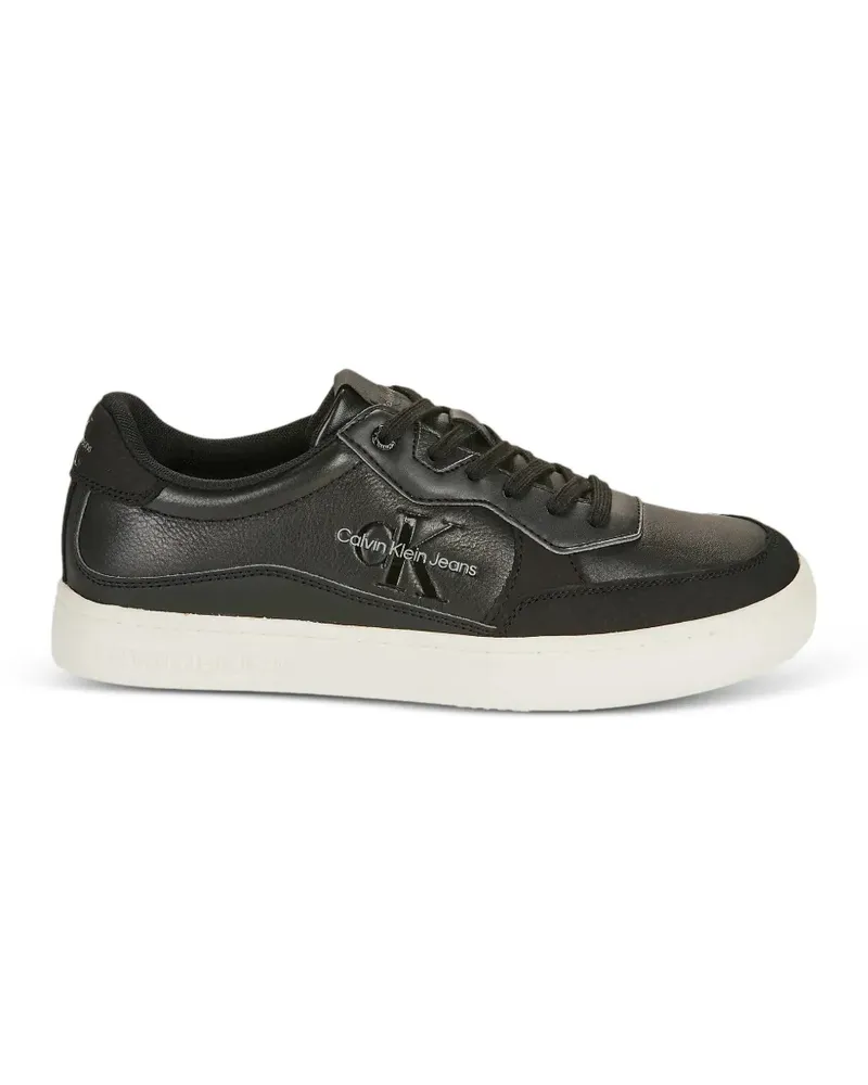 Calvin Klein Sneakers mit strukturierten Einsätzen - Schwarz Schwarz