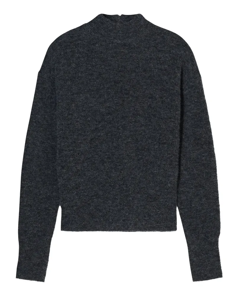 Closed Langärmeliger Pullover mit Stehkragen - Grau Grau