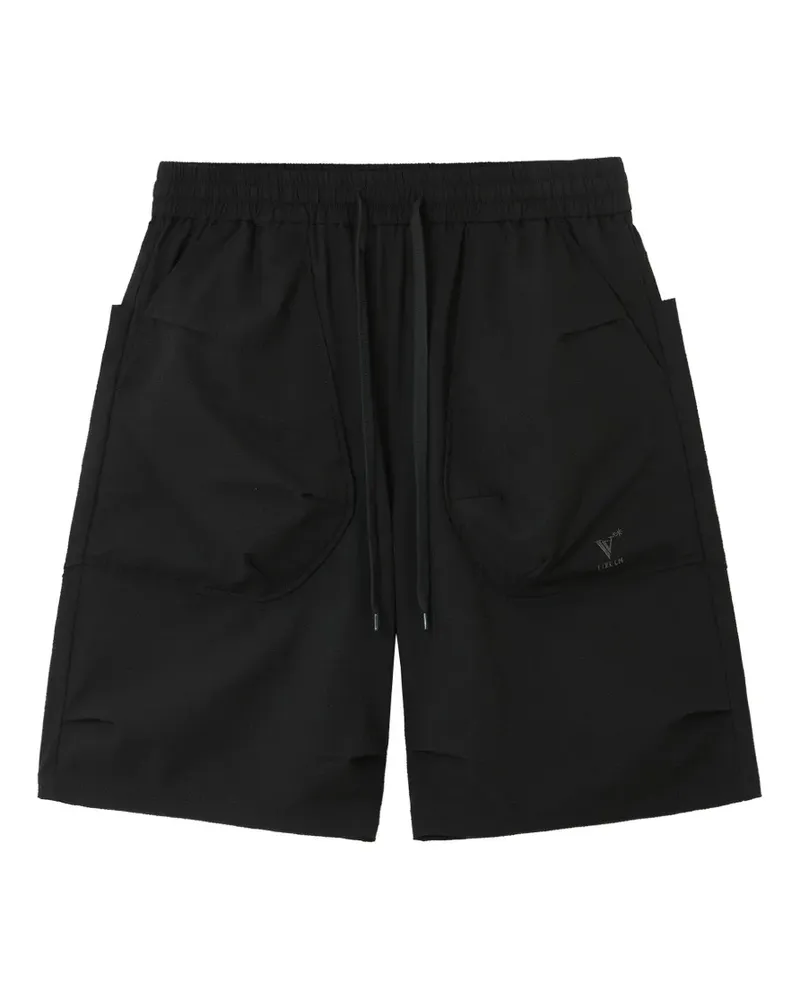 FIVE CM Shorts mit aufgesetzten Taschen - Schwarz Schwarz