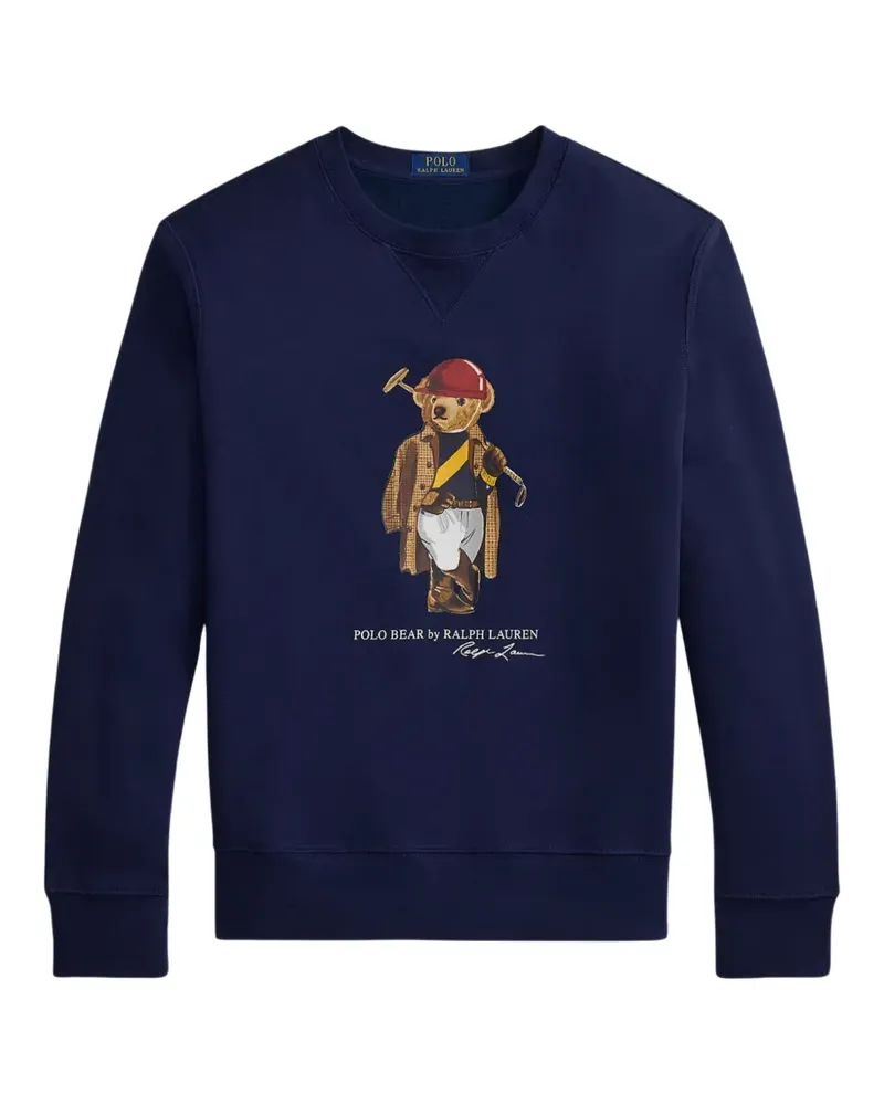 Ralph Lauren Sweatshirt mit Teddy-Print - Blau Blau