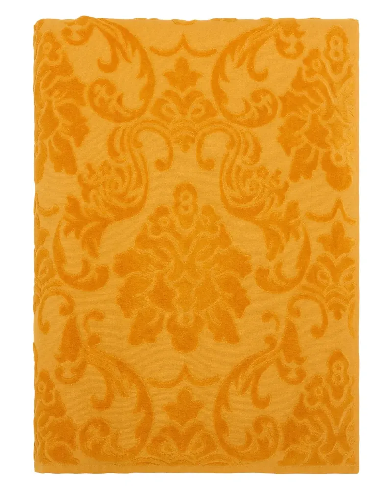 Dolce & Gabbana Strandtuch aus Baumwolle - Gelb Gelb