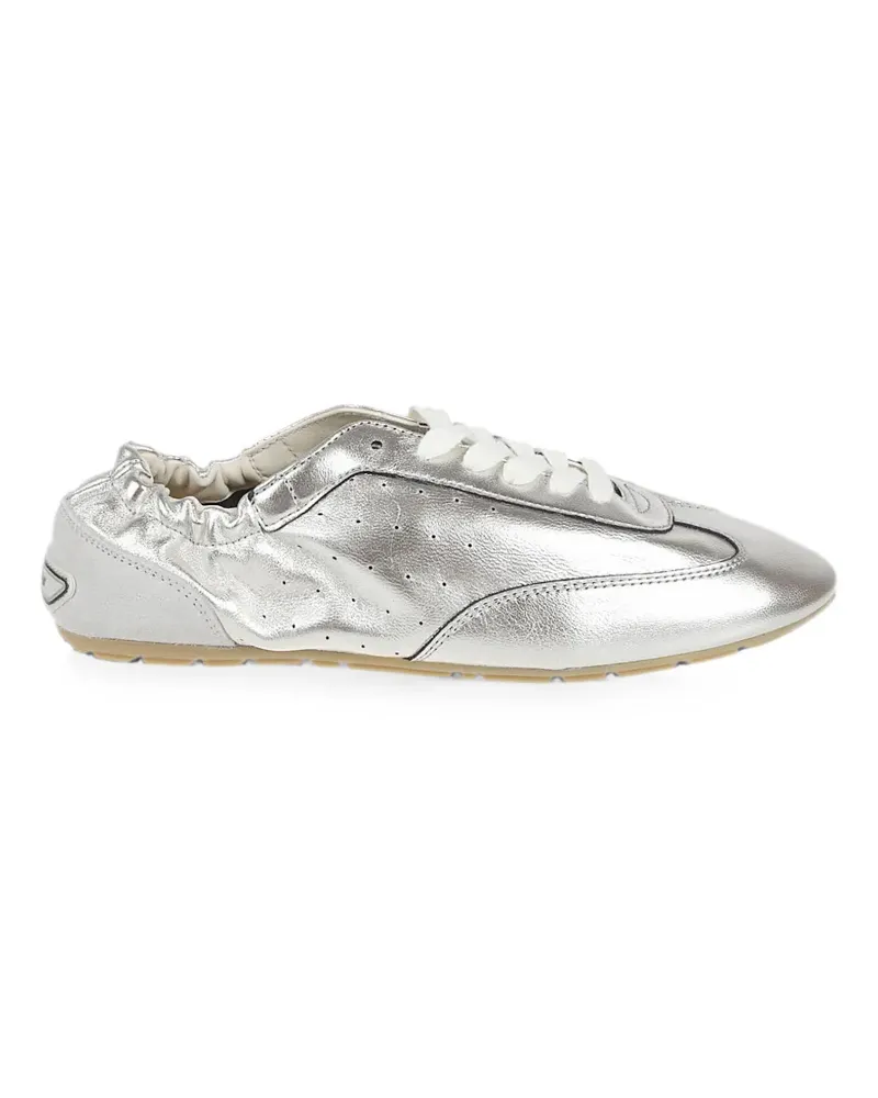 Saint Laurent Lewis low-top leather sneakers - Silber Silber