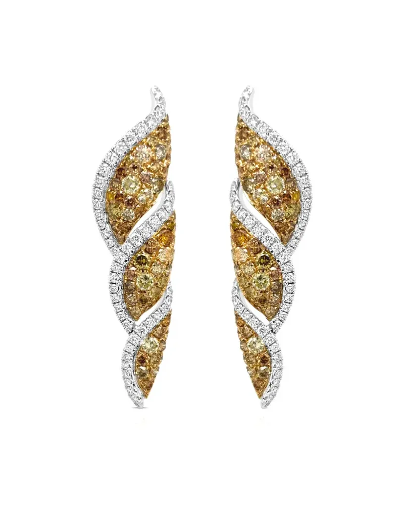 HYT Jewelry Ohrringe mit Diamanten - Gold Gold