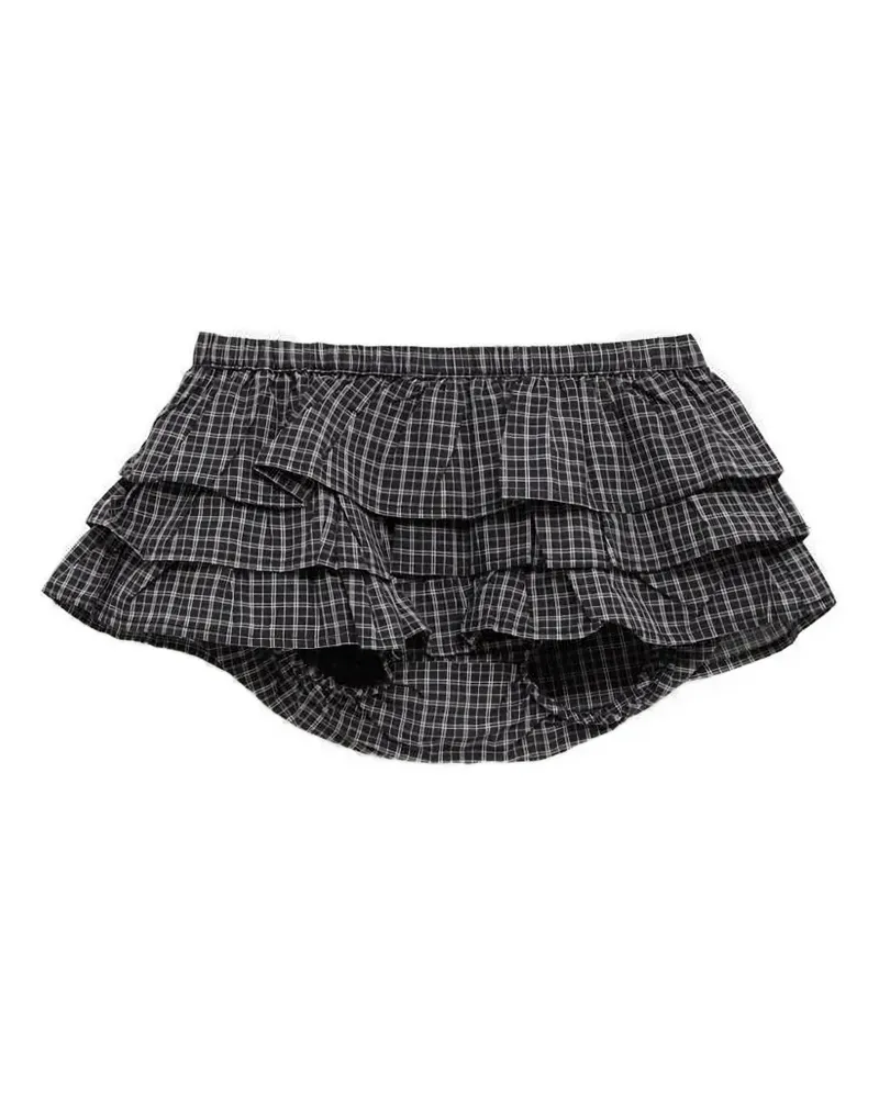 GIMAGUAS Jardin ruffled skort - Schwarz Schwarz