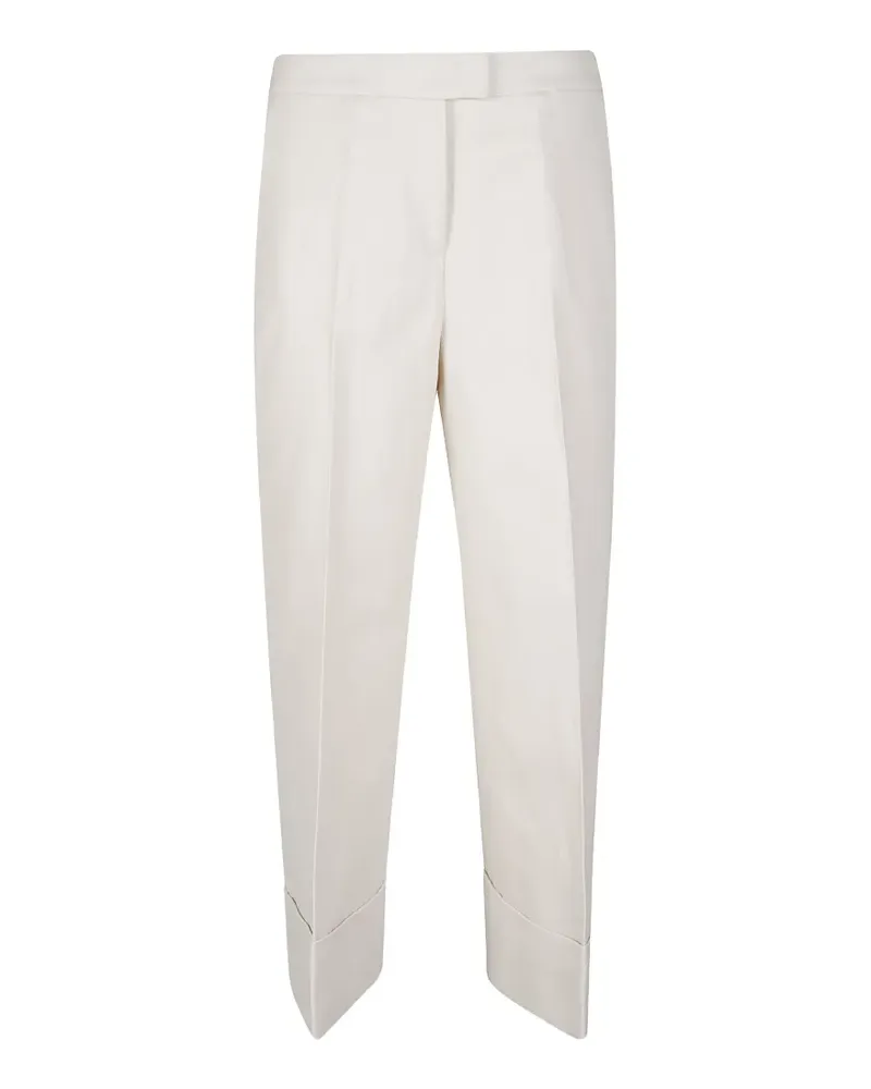 PT TORINO pressed-crease turn-up trousers - Nude Nude