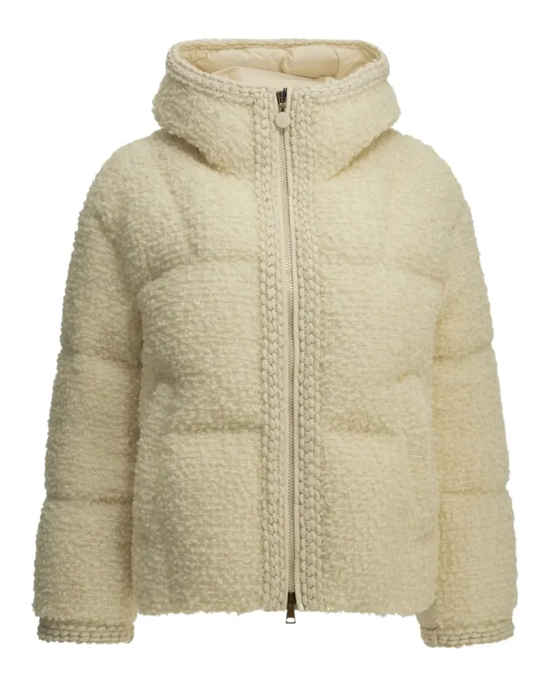 Moncler Cristallin Daunenjacke mit Kapuze - Nude Nude