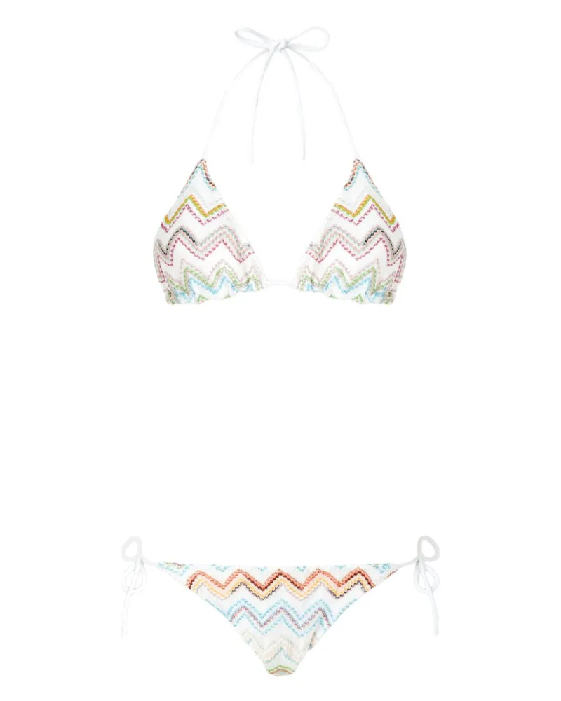 Missoni Gestrickter Bikini - Weiß Weiß