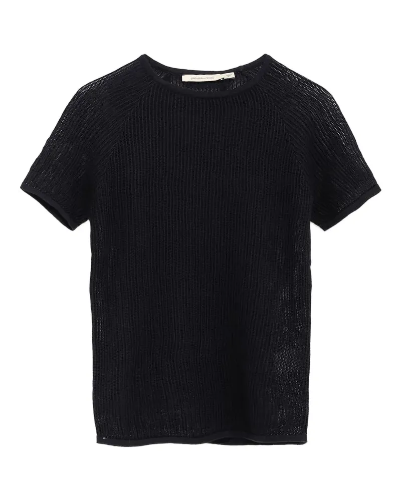Paloma Wool Geripptes T-Shirt - Blau Blau
