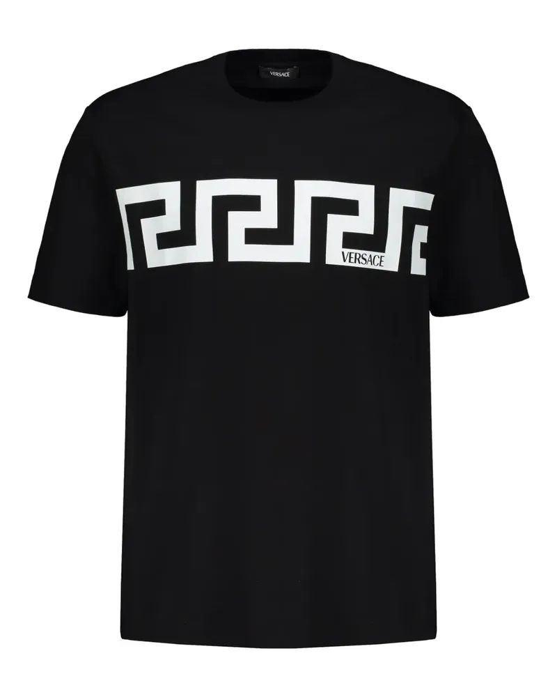 Versace T-Shirt aus Baumwolle - Schwarz Schwarz
