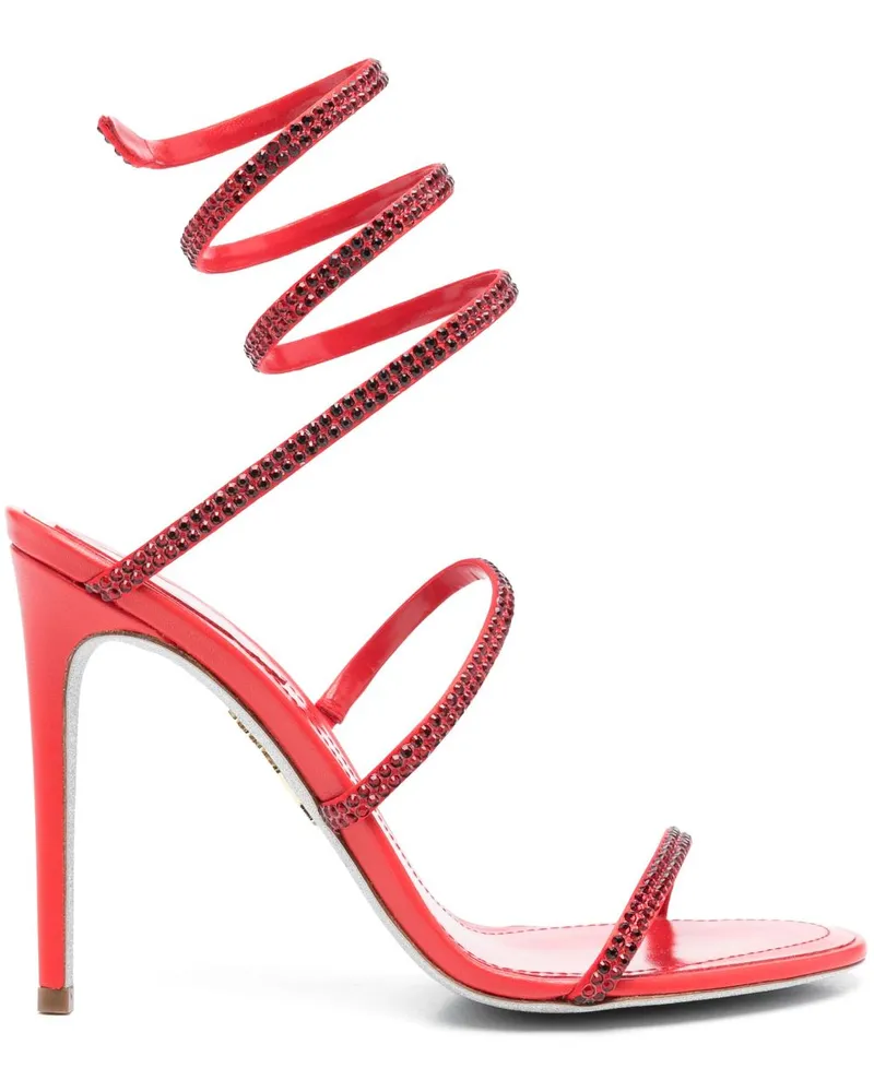 René Caovilla 105 Cleo Sandalen - Rot Rot