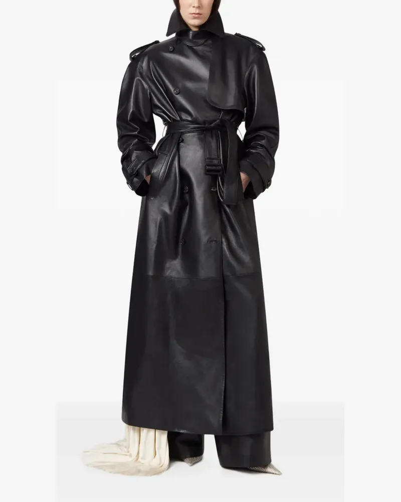 Giuseppe di Morabito Trenchcoat mit Gürtel - Schwarz Schwarz