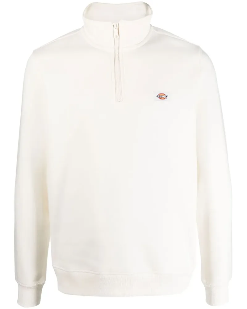 Dickies Sweatshirtjacke mit Logo-Patch - Nude Nude