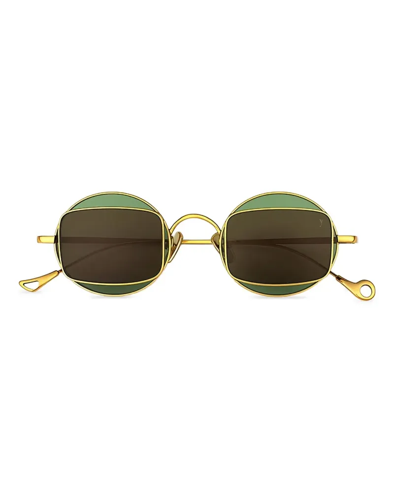 Eyepetizer Smooth Sonnenbrille mit rundem Gestell - Gold Gold