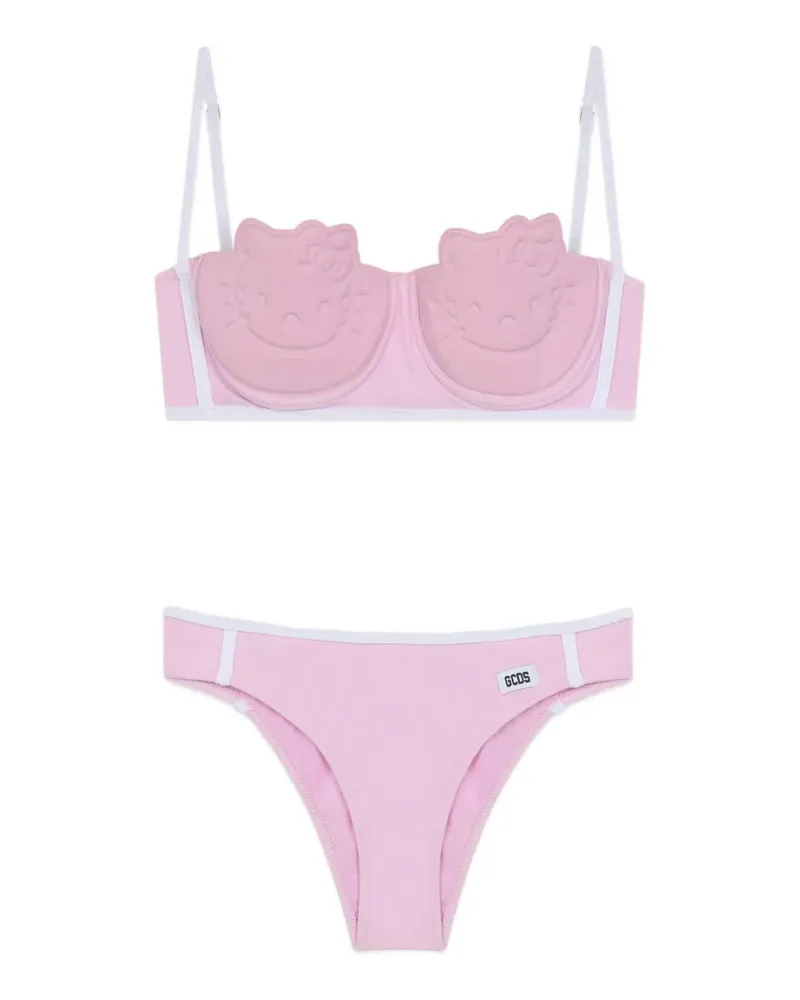 GCDS Hello Kitty embossed bikini - Rosa Rosa