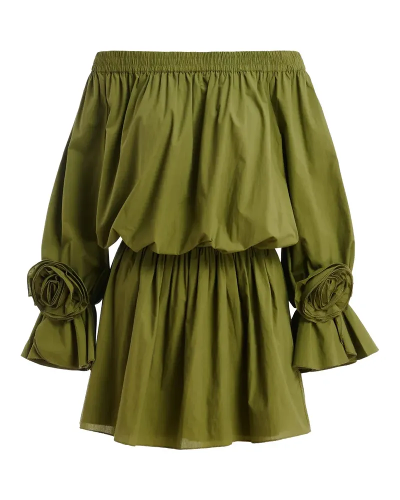 Essentiel rosette-embellished mini dress - Grün Grün