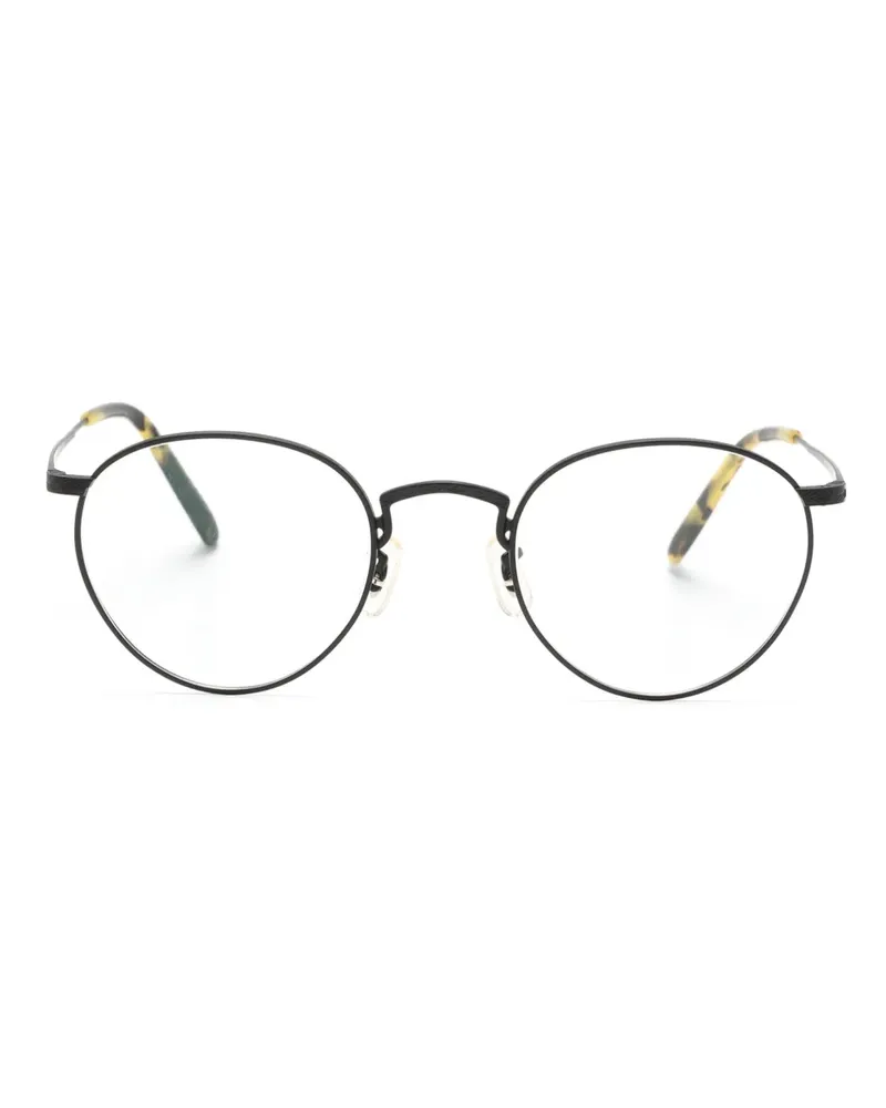 Oliver Peoples OP Brille mit rundem Gestell - Schwarz Schwarz