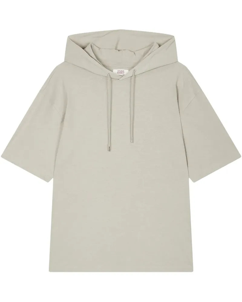 STUDIO TOMBOY Kurzärmeliger Hoodie - Nude Nude