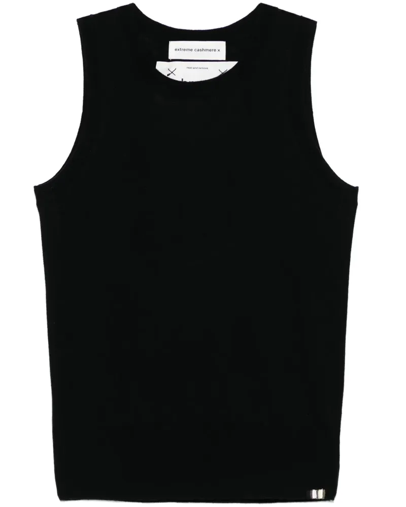 extreme cashmere Nº412 Wiever Weste - Schwarz Schwarz