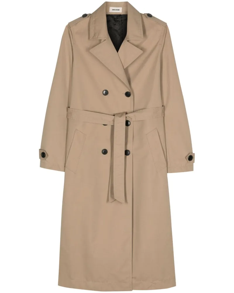 Zadig & Voltaire Langer Mandy Trenchcoat - Nude Nude