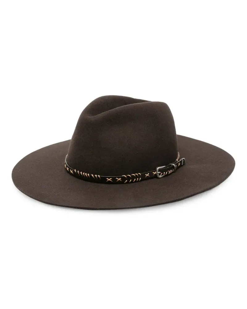 Golden Goose Fedora mit Schnallendetail - Braun Braun
