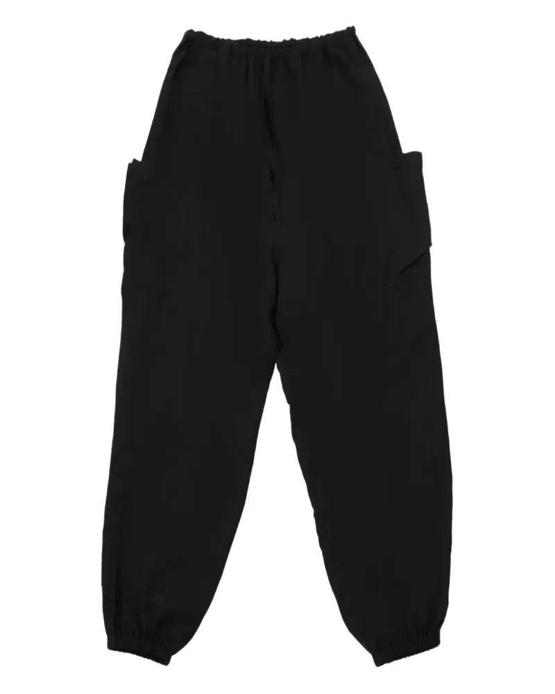Yohji Yamamoto pockets-detail trousers - Schwarz Schwarz