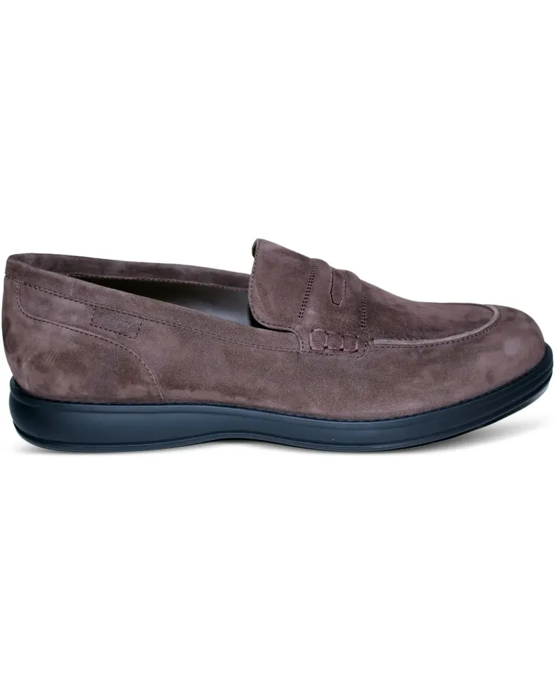 Brioni Penny-Loafer aus Wildleder - Braun Braun