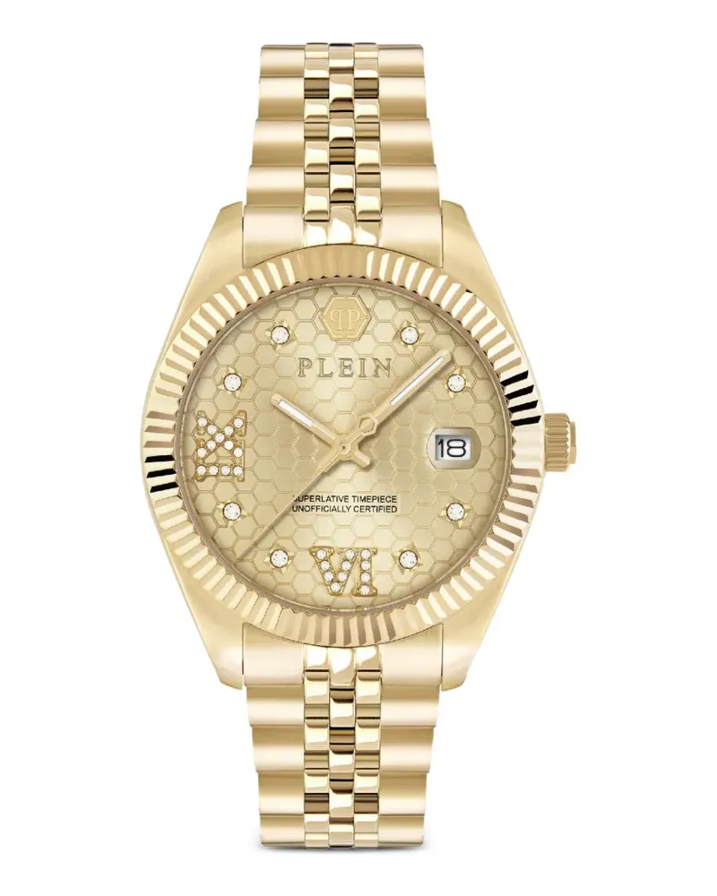 Philipp Plein Date Superlative Armbanduhr 34mm - Gold Gold