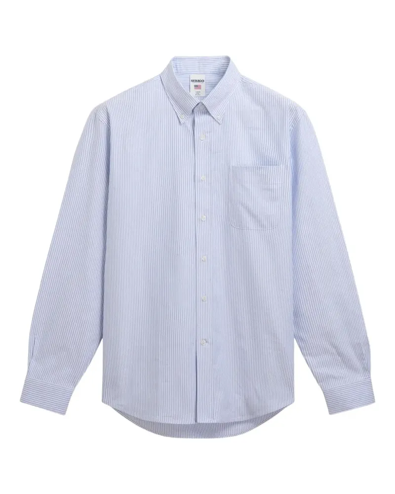 Sebago striped button-down shirt - Blau Blau