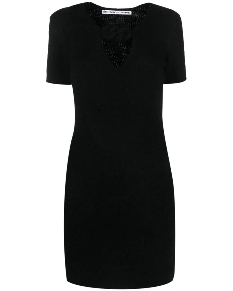 Alexander Wang Gestricktes Minikleid - Schwarz Schwarz