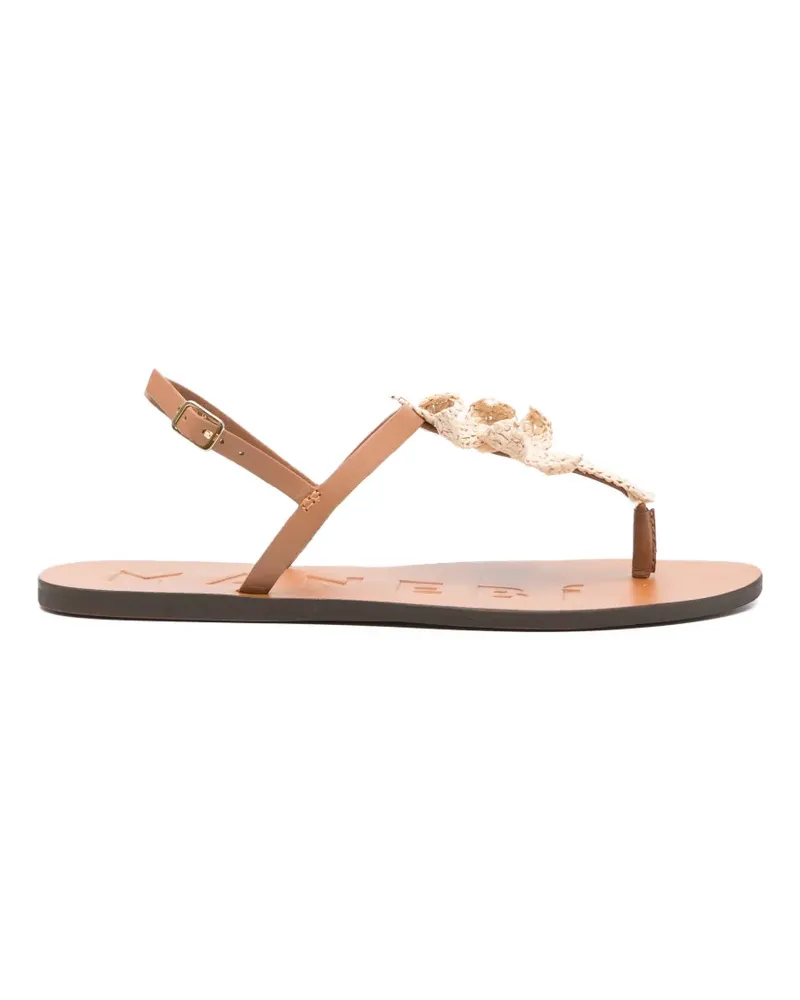 Manebí palm-patch sandals - Braun Braun
