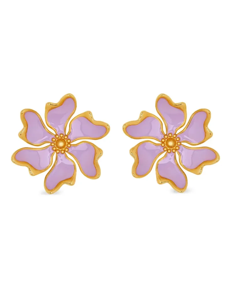 Oscar de la Renta Cherry Blossom Ohrringe - Gold Gold