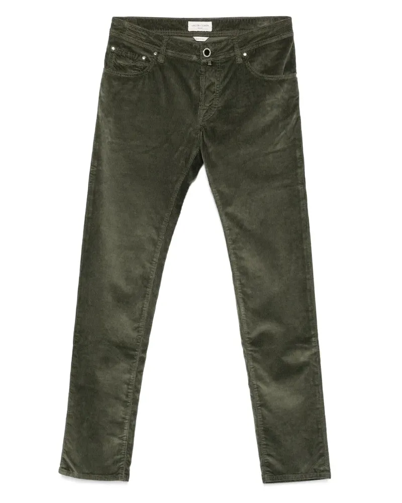 Jacob Cohën Hose aus Cord - Grün Grün
