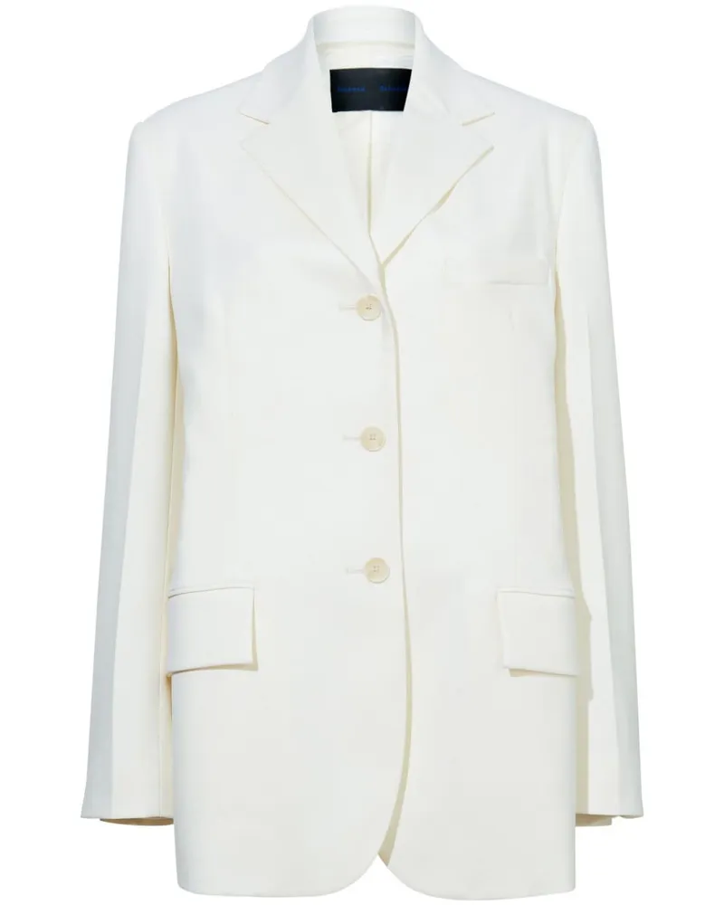 Proenza Schouler Archer Blazer - Weiß Weiß