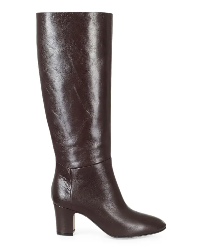 Alberta Ferretti leather knee-high boots - Braun Braun