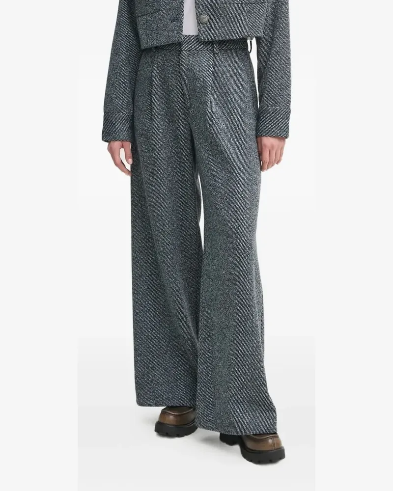 Gestuz Hose mit Falten - Blau Blau