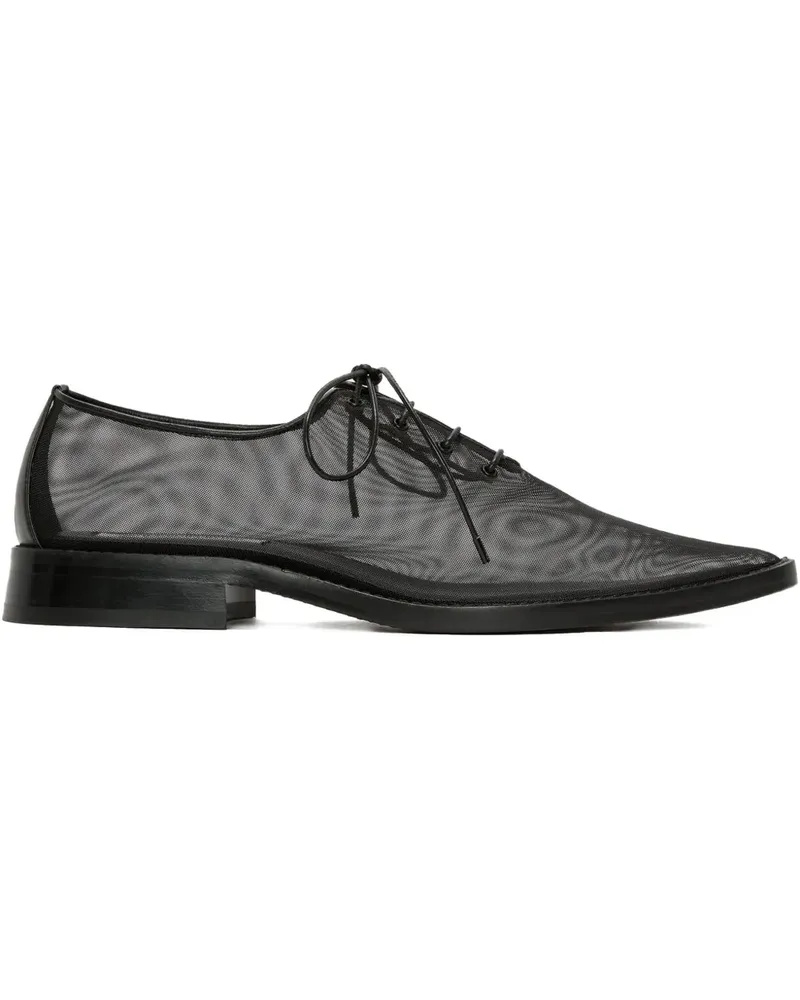 Victoria Beckham Oxford-Schuhe aus Mesh - Schwarz Schwarz