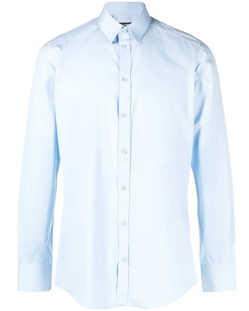 Dolce & Gabbana Langärmeliges Hemd - Blau Blau