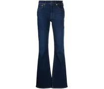 Halbhohe Peyton Bootcut-Jeans
